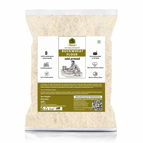 1Kg Natural Stone Grounded Cold Pressed Buckwheat Flour
