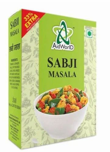 Aidworld Sabji Masala (50g) - North Indian Cuisine, Mild Spice for Curries