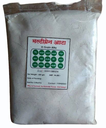 High Fibre Kakade Foods Multigrain Atta, 1 kg, Number of Grains: More than 10