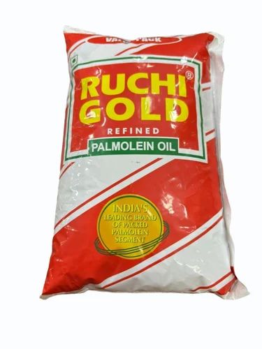 Ruchi Gold Refined Palmolein Oil, RBD Palm Olein, 1 litre