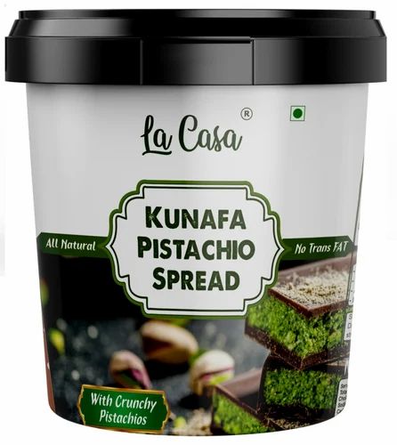 La Casa Kunafa Pistachio Spread - With Crunchy Pistachios, 1 kg