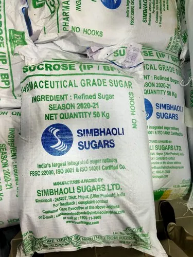 Pharma Grade Sugar, Grade Standard: IP