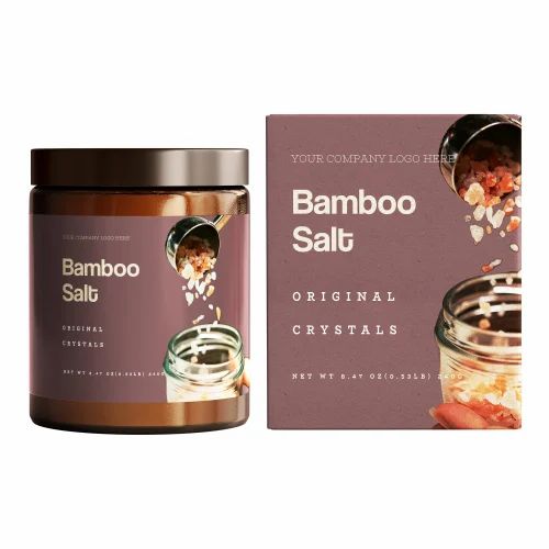 240gm Bamboo Salt, Crystal, 6 Times