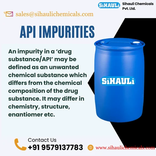 API Impurities chemicals Manufacturers, Suppliers, Exporters From Vasai Mumbai India