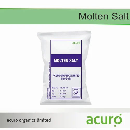 White ACURO - Molten Salt, Grade Standard: Industrial, Packaging Size: 50 kg