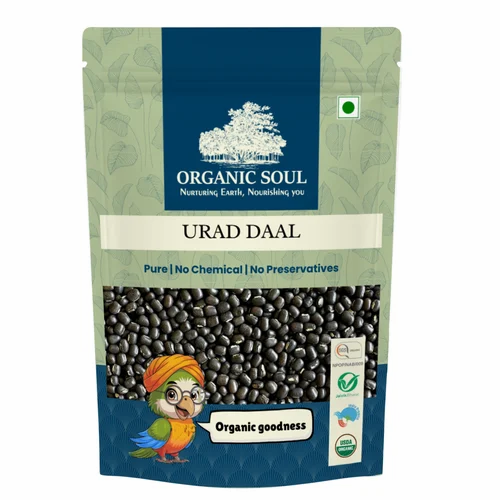 Organic Urad Whole, Packaging Size: 500 g
