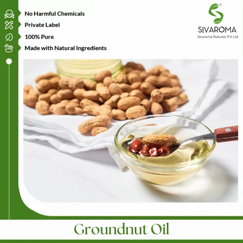 Cold Pressed Groundnut Oil in Plastic Container (100 Ltr)