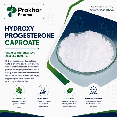 Hydroxy Progesterone Caproate API Powder