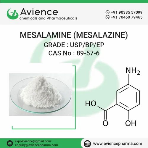 Mesalamine (Mesalazine) Api Powder, 25 kg