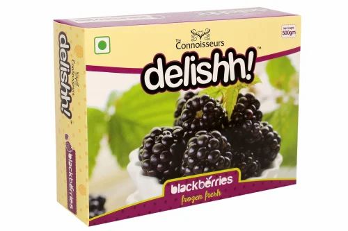 A Grade Delish Blackberries, Pack aging Size: 500g, Pack aging Type: Pack