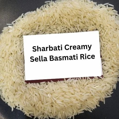 Sharbati Creamy Sella Basmati Rice, 25 kg