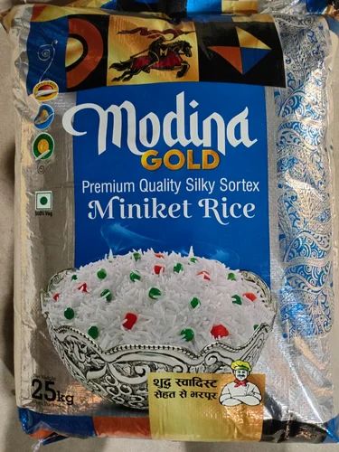 26 Kg Modina Gold Miniket Rice, Packaging Type: Plastic Bag