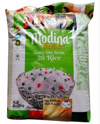 26 Kg Modina Gold IR 36 Rice, Packaging Type: Plastic Bag