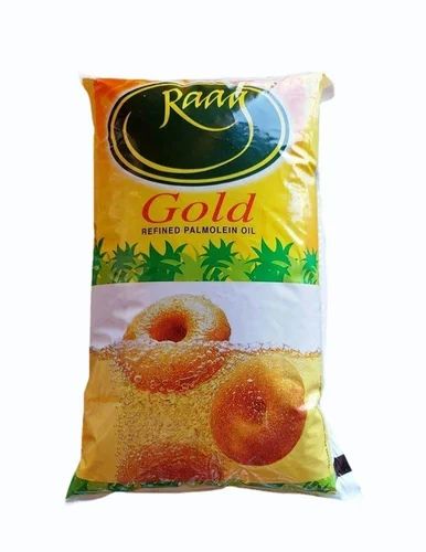 1Litre Raag Gold Refined Palmolein Oil, Packaging Type: Pouched