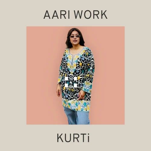 Kashmiri Georgette Kurti