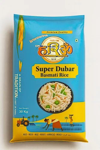30kg Hari Om Super Dubar Basmati Rice