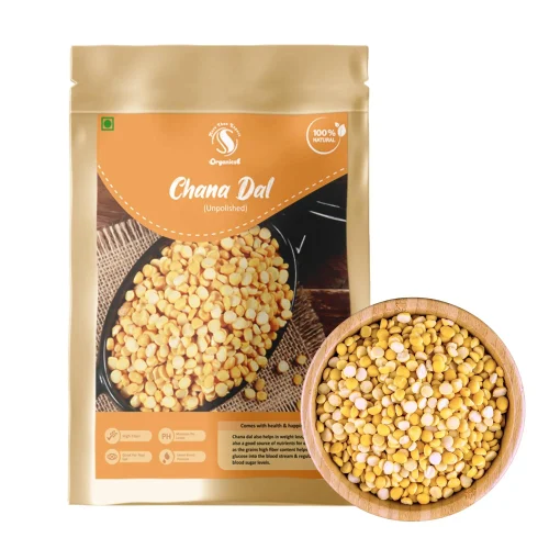 Shathabdhi Organics Chana Dal, 500 gm