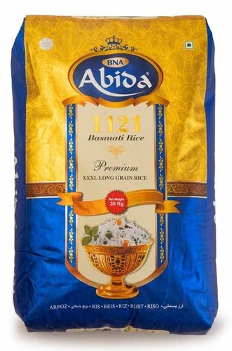 Abida Premium 1121 Basmati Rice, 30 Kg