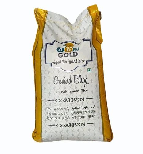 50kg ADG Gold Gobindbhog Jeerakasala Rice, Packaging Type: PP Bag