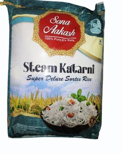 26 Kg Sona Aakash Steam Katarni Super Deluxe Sortex Rice, Packaging Type: PP Bag