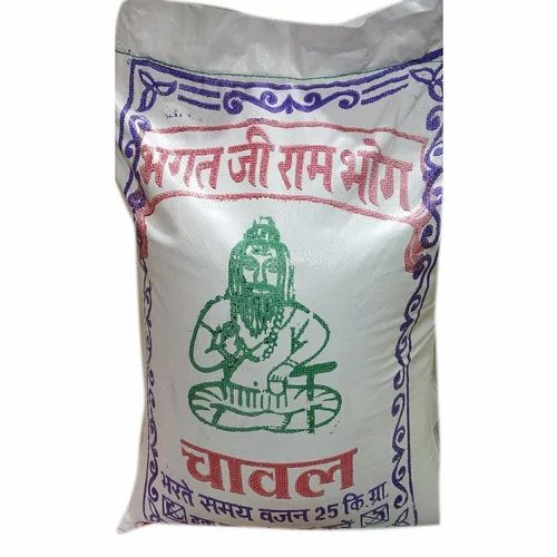 White Bhagat Ji Ram Bhog Jasmine Rice, PP Bag