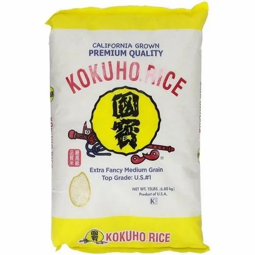 White Kokuho Sushi Rice, 10 kgs, Paper Bag