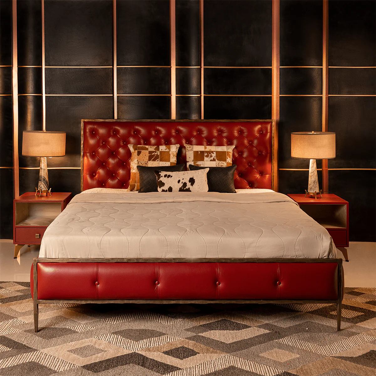 Leather Beds