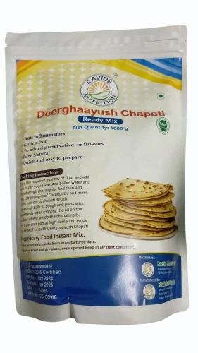 Ravide Nutrition Deerghaayush Ready Mix Chapati Flour, 1 kg