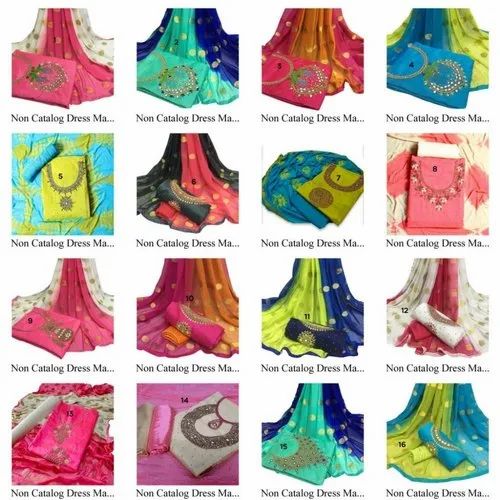 Casual Wear Chanderi Silk Suit