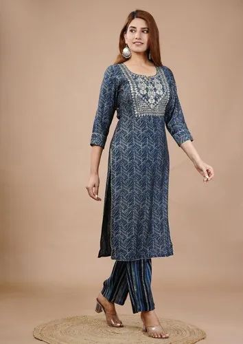 Non Branded Casual Wear Silk Designer Suit