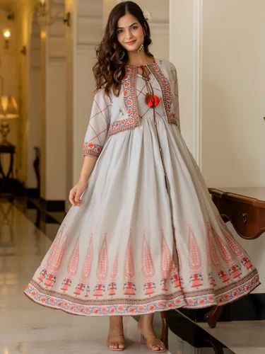 Ladies Party Wear Embroidery Kurti