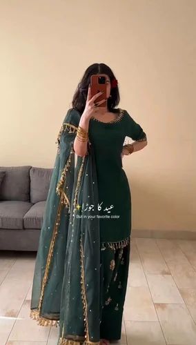 Best Color New Pattern Most Beautiful Design Fancy Kurti Set At Wholesale Rate