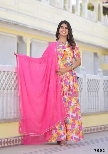 Printed Cotton Ladies Readymade Suit