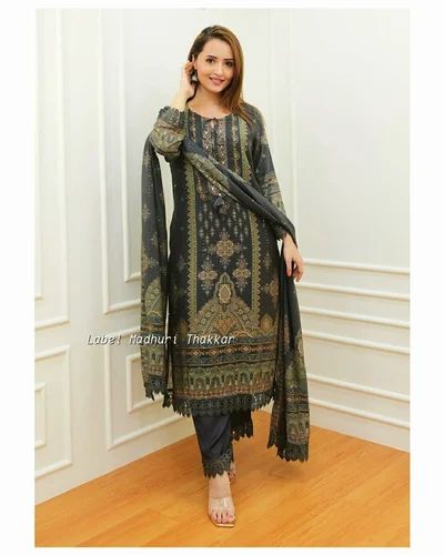 Cotton Embroidered Pakistani Lawn Suit