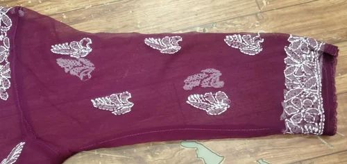 Georgette Fabric Long Kurti Panal Design