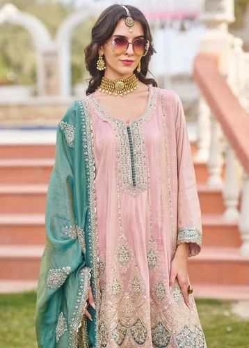 YOUR CHOICE KASHISH-1 HEAVY CHINON READYMADE COLLECTION AT WHOLESALE PRICE